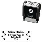カスタムポープリント差出人住所スタンプ セルフインキングスタンプ (インサイチュ)