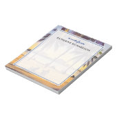 カスタムマイアミビーチフロリダウォーターカラーアート ノートパッド (回転)