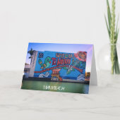 カスタムマイアミビーチFLグラフィティムラル通りアート カード (正面)