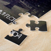 カスタムマイアミフロリダダウンタウンアンドハーバーアダルト ジグソーパズル (側面)