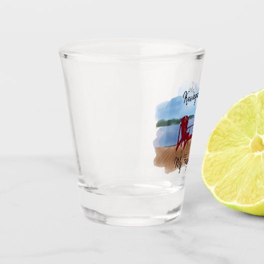 カスタムマイハッピープレイス ショットグラス (左)