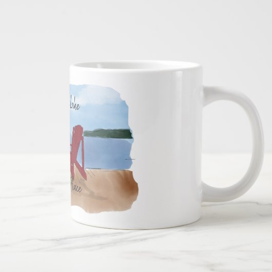 カスタムマイハッピープレイス ジャンボコーヒーマグカップ (右)