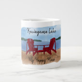 カスタムマイハッピープレイス ジャンボコーヒーマグカップ (正面)