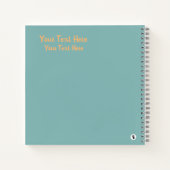 カスタムマイハッピープレイス ノートブック (裏面)