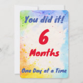 カスタムマイルストーン – 一度に1日の実行 シーズンカード (正面)