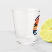 カスタムマウイトリップサンライズクールパームツリーズ ショットグラス (左)