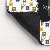 カスタムマウスパッドピクシー庭園花模様 マウスパッド (コーナー)