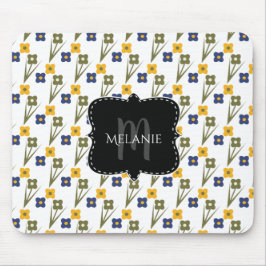 カスタムマウスパッドピクシー庭園花模様 マウスパッド