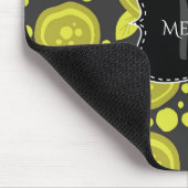 カスタムマウスパッドポピーフローラバラ水玉模様 マウスパッド (コーナー)