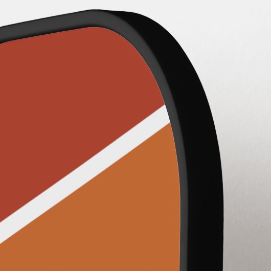 カスタムマウンテンサンセットモノグラム ピックルボールラケット (左詳細)