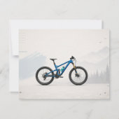 カスタムマウンテンバイクMTBノートカード ノートカード (裏面)