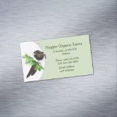 カスタムマグパイオーガニックファーム名刺 マグネット名刺 (インサイチュ)