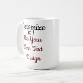 カスタムマグ コーヒーマグカップ (正面左)