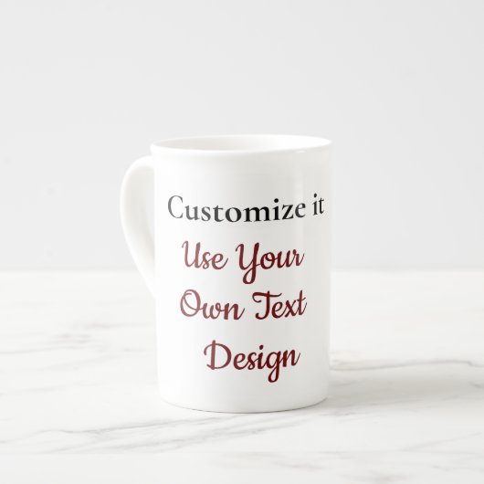 カスタムマグ ボーンチャイナマグカップ (正面左)