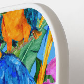 カスタムマコーオーキッド春ピックボールパドル ピックルボールラケット (左詳細)