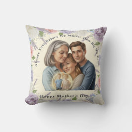 カスタムマザーズデイの写真 いつだってあなたの赤ちゃん クッション