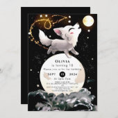 カスタムマジカルウルフ誕生日 招待状 (正面/裏面)