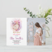 カスタムマジカルベビーお祝い招待状 招待状 (スタンド正面)