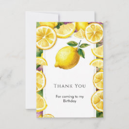 カスタムマジカルレモン誕生日 サンキューカード