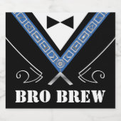 カスタムマソニックビールボトル ビールラベル (シングルラベル)