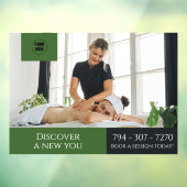 カスタムマッサージのパーラー窓の貼り ウィンドウサイン (シート3)