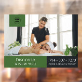 カスタムマッサージのパーラー窓の貼り ウィンドウサイン (シート2)