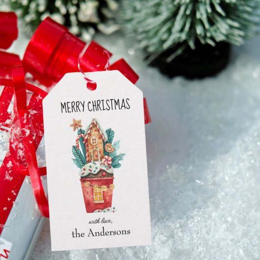 カスタムマッチングハウス&スイーツギフトラベル ギフトタグ