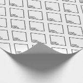 カスタムマットラッピング紙30" x 6' ラッピングペーパー (角)