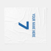 カスタムマドリード フリースブランケット (正面(横))