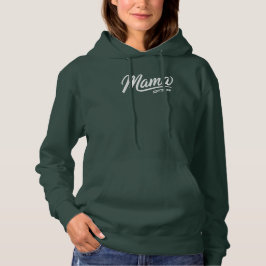 カスタムママエスト。Sweatshirt -パーソナライズされた Mom パーカ