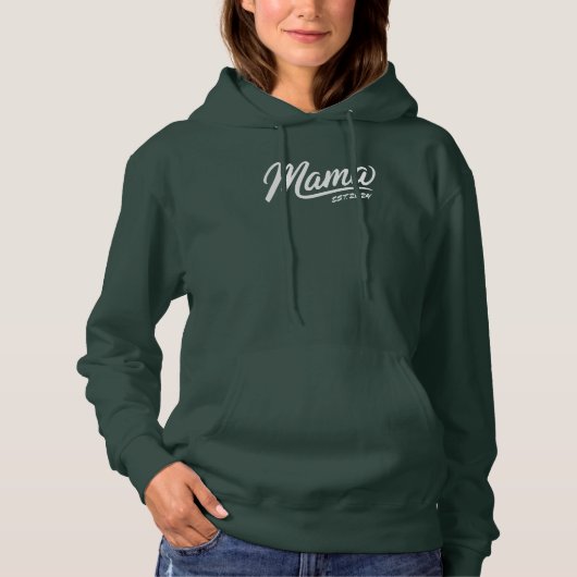 カスタムママエスト。Sweatshirt -パーソナライズされた Mom パーカ (正面)