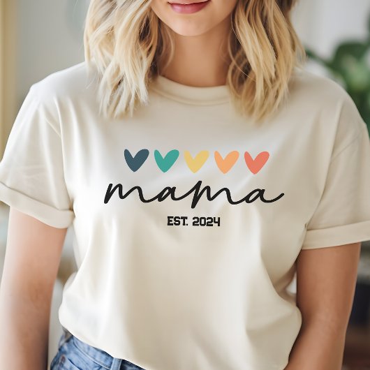 カスタムママシャツ、 ママへのギフト、 母の日ギフト Tシャツ