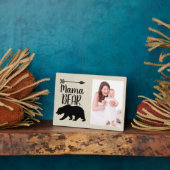 カスタムママベアバーラップフォトフレームプラーク フォトプラーク (側面)