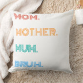 カスタムママママムムブーおもしろいレトロギフトT-Shir クッション (ブランケット)