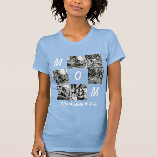 カスタムママ写真Tシャツ: 母の日ギフト Tシャツ (正面)
