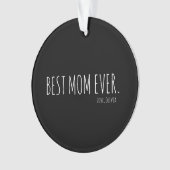 カスタムマミニマルマ·エバ·マザーズ·デイ オーナメント (正面)