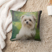 カスタムマルチーズ装飾用クッション クッション (ブランケット)
