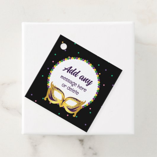 カスタムマルディグラステーマパーティおもしろいフェスティバルビーズ フェイバータグ (インサイチュ)