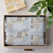 カスタムマンガ男の赤ちゃんキリンティッシュペーパー 薄葉紙 (ギフト)