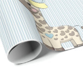 カスタムマンガ男の赤ちゃんキレーフラッピング紙 ラッピングペーパー (ロールコーナー)