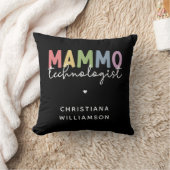 カスタムマンモ技術者マンモグラフィ技術 クッション (ブランケット)