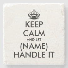 カスタムマーブルおもしろい石コースターの贈り物