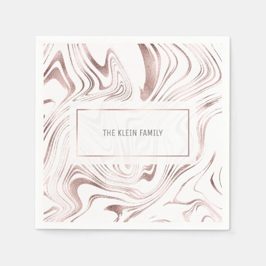 カスタムマーブルナプキン スタンダードカクテルナプキン (正面)