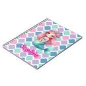 カスタムマーメイドピンク ノートブック (左側)