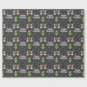 カスタムマーヴィンザマルティアン™ハッピーバースデー ラッピングペーパー (フラット)