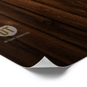 カスタムミシガンライセンスプレートマップ(名前あり) ポスター (角)