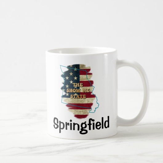 カスタムミズーリ州コーヒーマグ コーヒーマグカップ (右)
