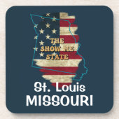 カスタムミズーリ州飲料用コースター コースター (正面)