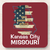 カスタムミズーリ州飲料用コースター コースター (正面)