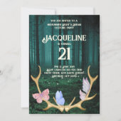 カスタムミッドサマーナイトドリーム21st誕生日 招待状 (正面)